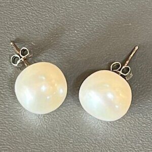 Effy Sterling Silver Fresh Water Pearl Earrings